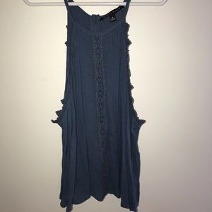 Kendall and Kylie blue halter top